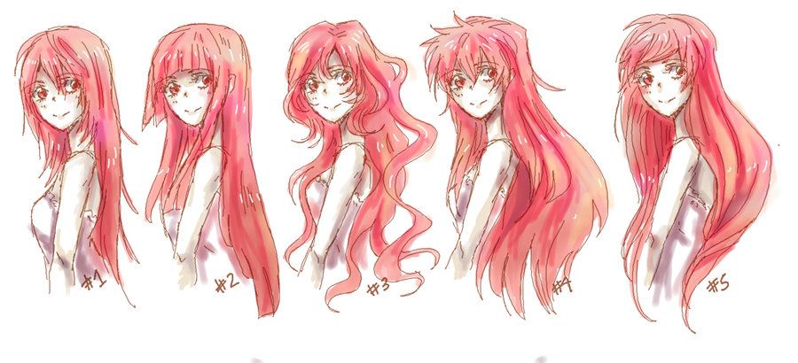 Featured image of post Anime Long Hair Drawing Reference