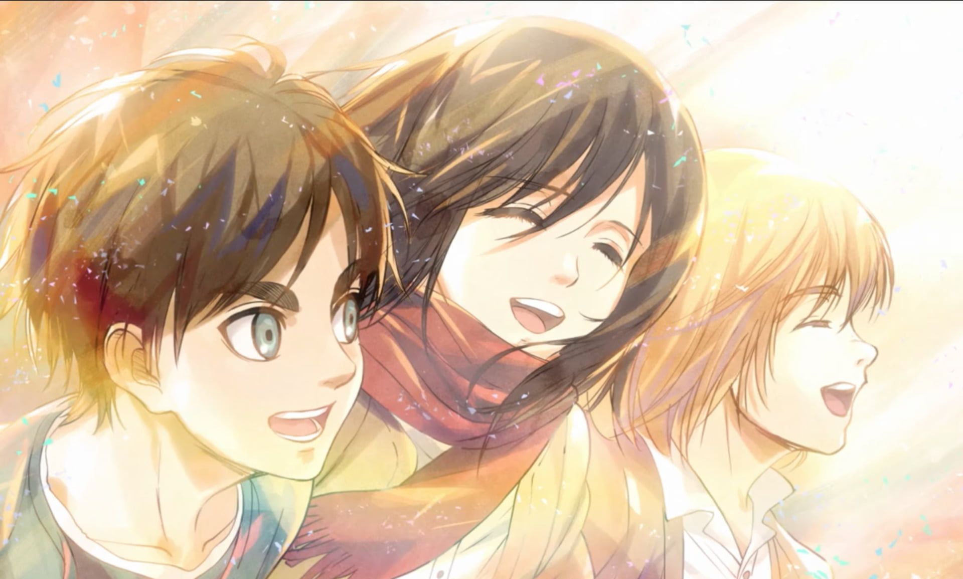 Featured image of post Armin Eren And Mikasa Wallpaper