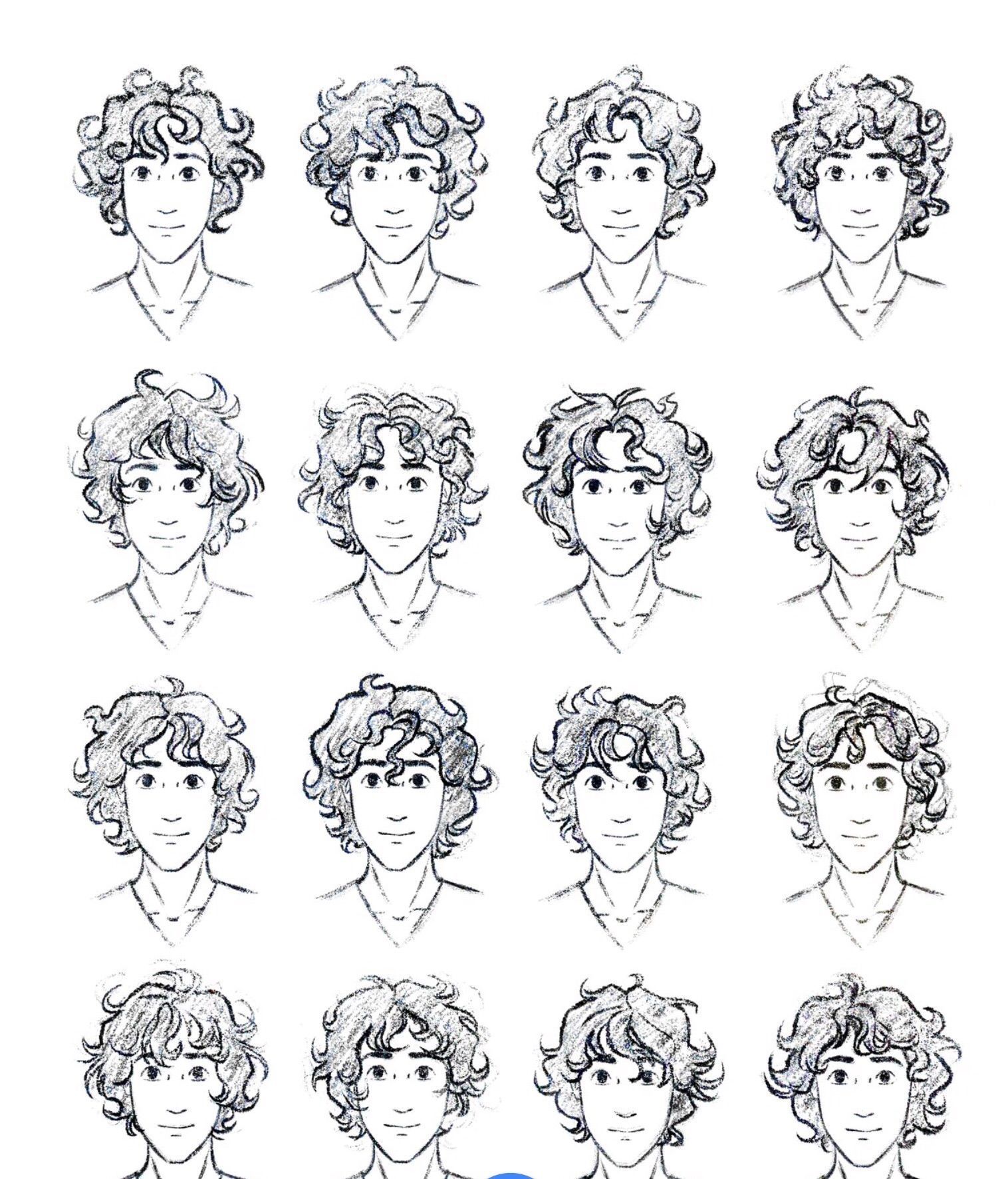 Featured image of post Curly Male Hairstyles Drawing Reference