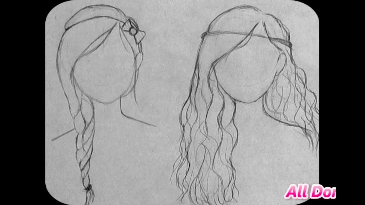 Featured image of post Hairstyles To Draw Easy