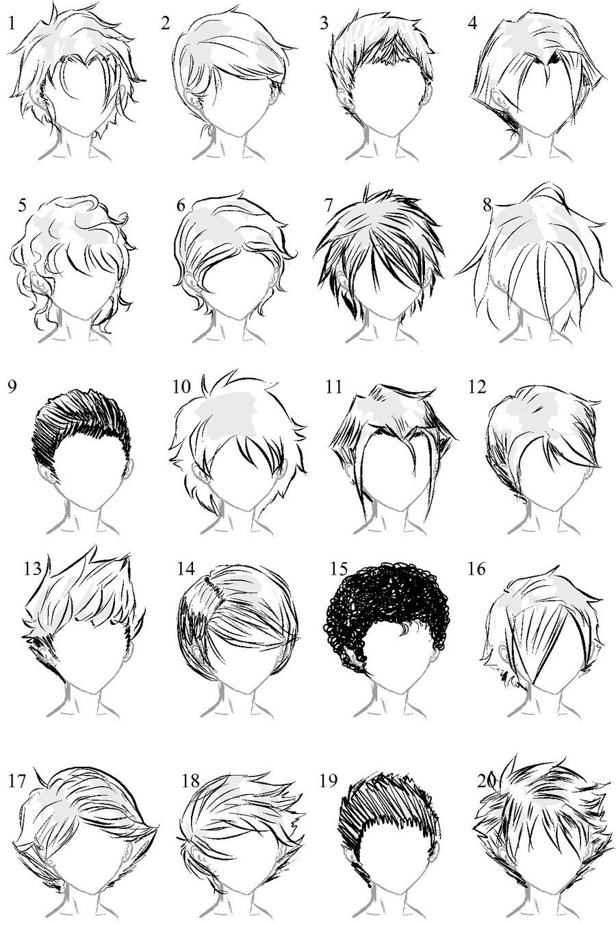 Featured image of post Hairstyles To Draw Male