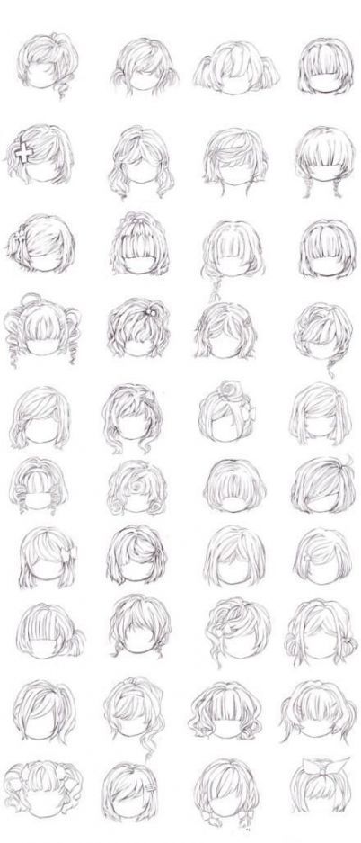 Featured image of post How To Draw Short Curly Hair Anime