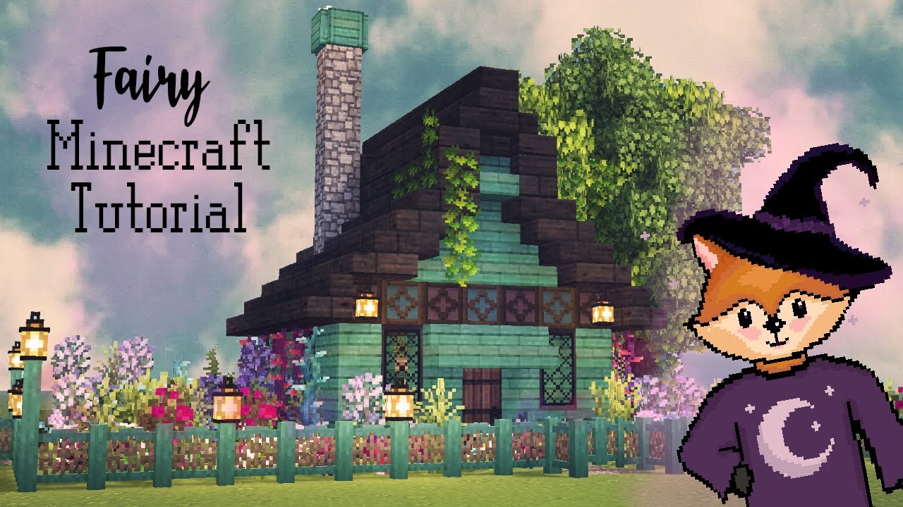 wallpapers Minecraft Fairy Cottage Cottagecore Minecraft House aesthetic fairy cottagecore cottage minecraft speed build