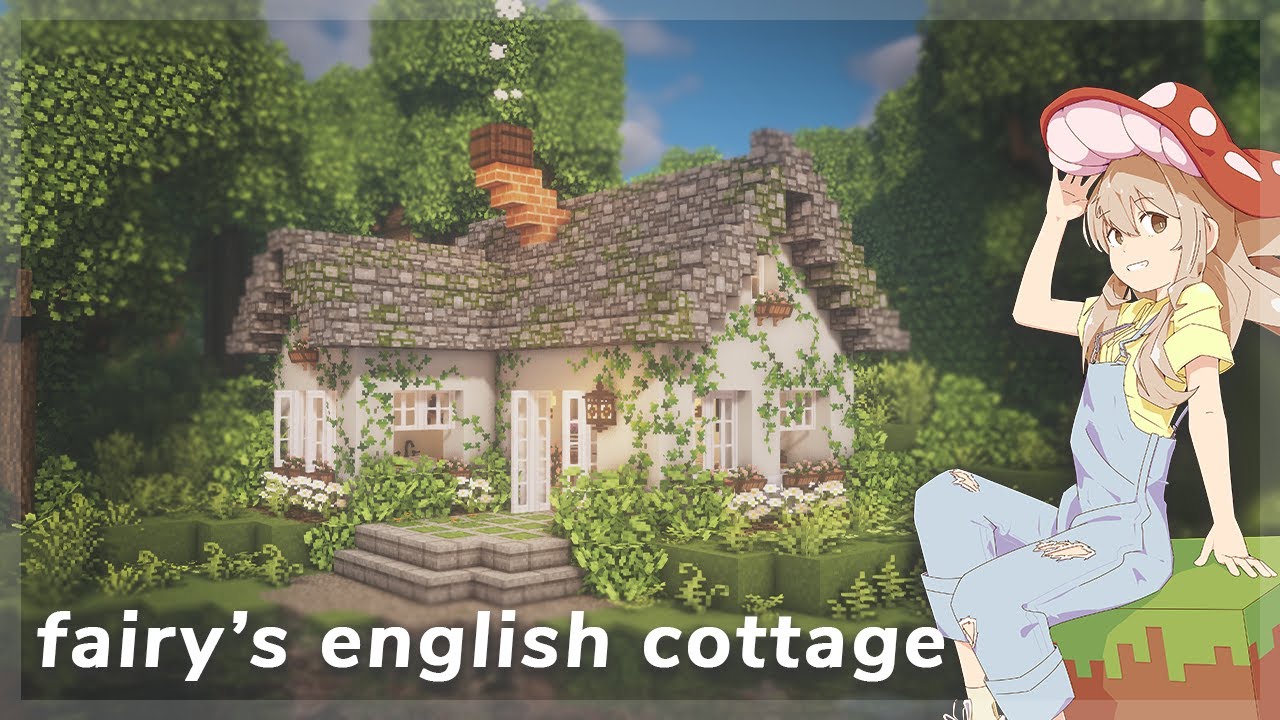 pix Minecraft Fairy Cottage Cottagecore Minecraft House minecraft wonderful fairy tale cottage tutorial