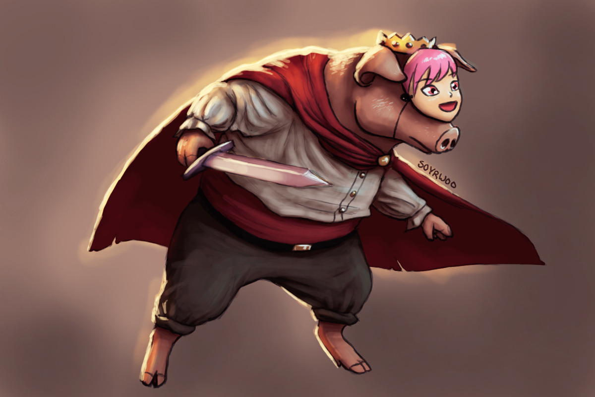 Featured image of post Technoblade Fan Art Pig